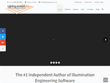 Tablet Screenshot of lightinganalysts.com